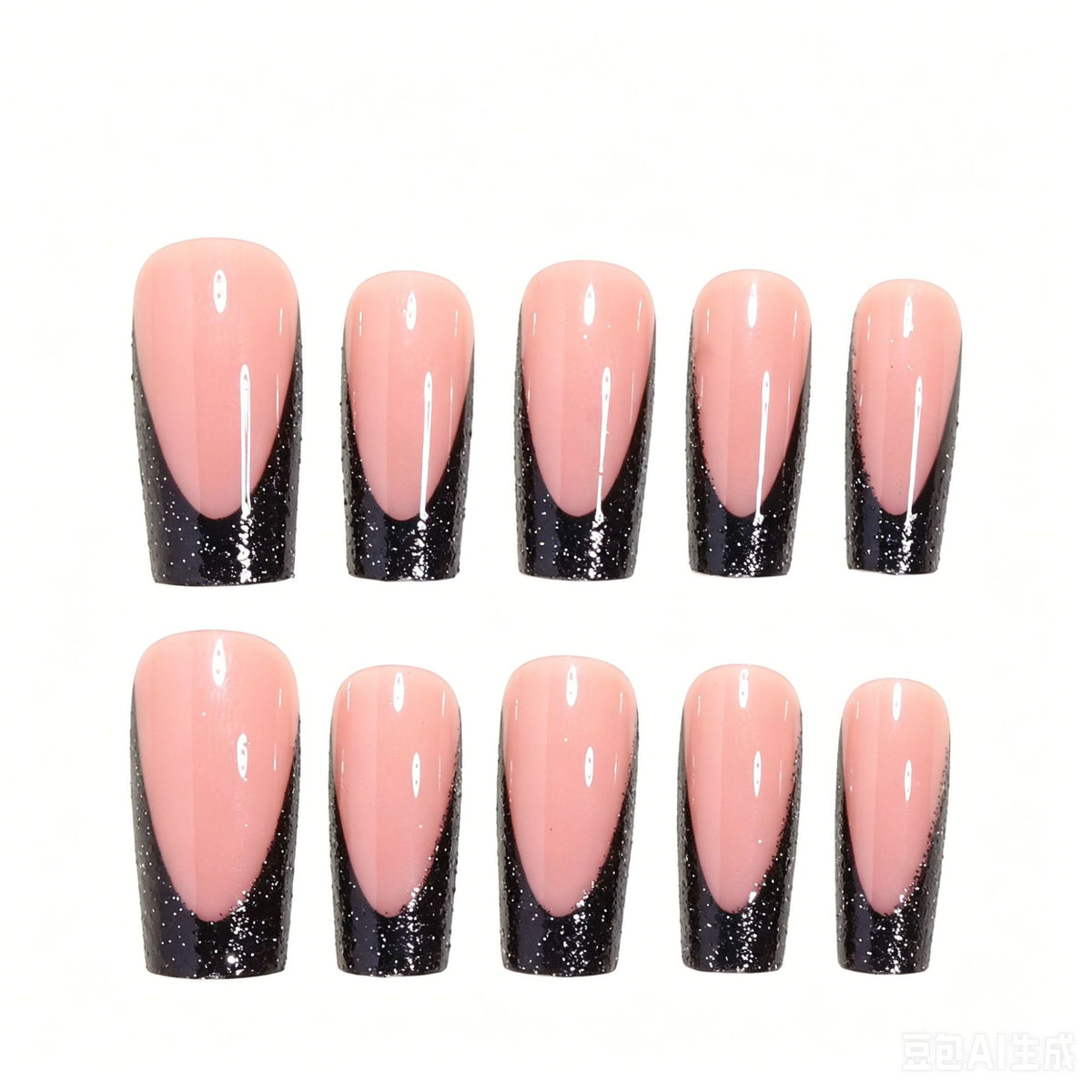 Stiletto Press-On Nail Art Tips Acalora