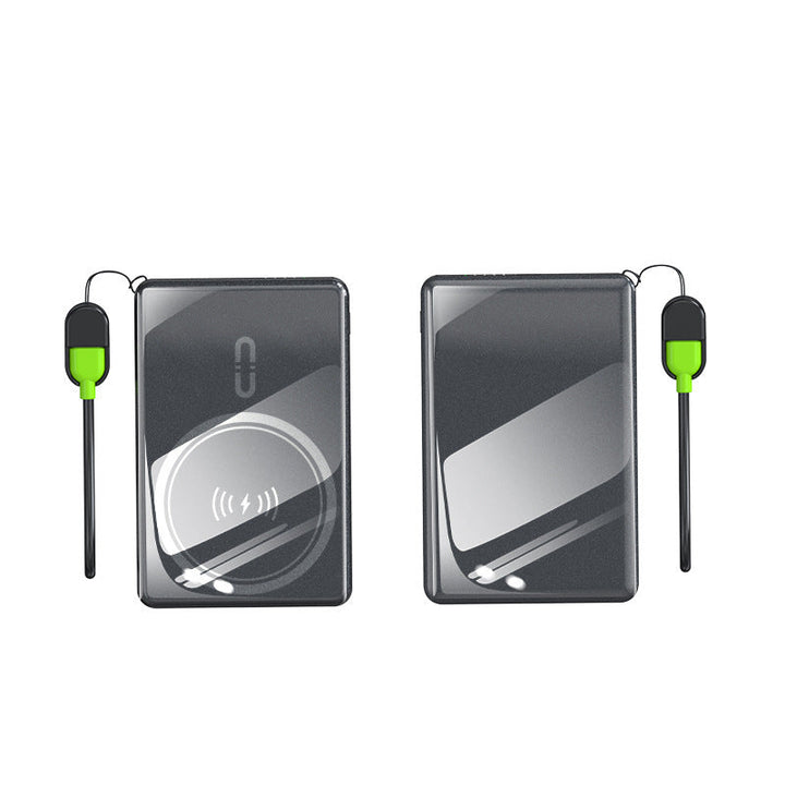 Portable power bank with wireless charging option and high-speed technology Kalsten
