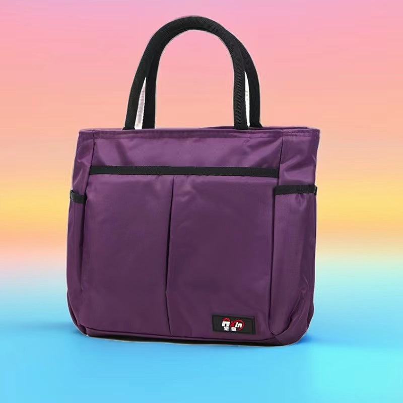 Multi-Pocket Candy Print Tote Bag Kalsten