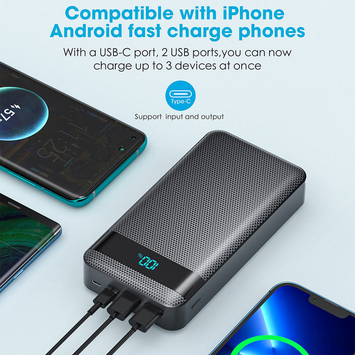 High-performance power bank with digital display and fast charging function Kalsten