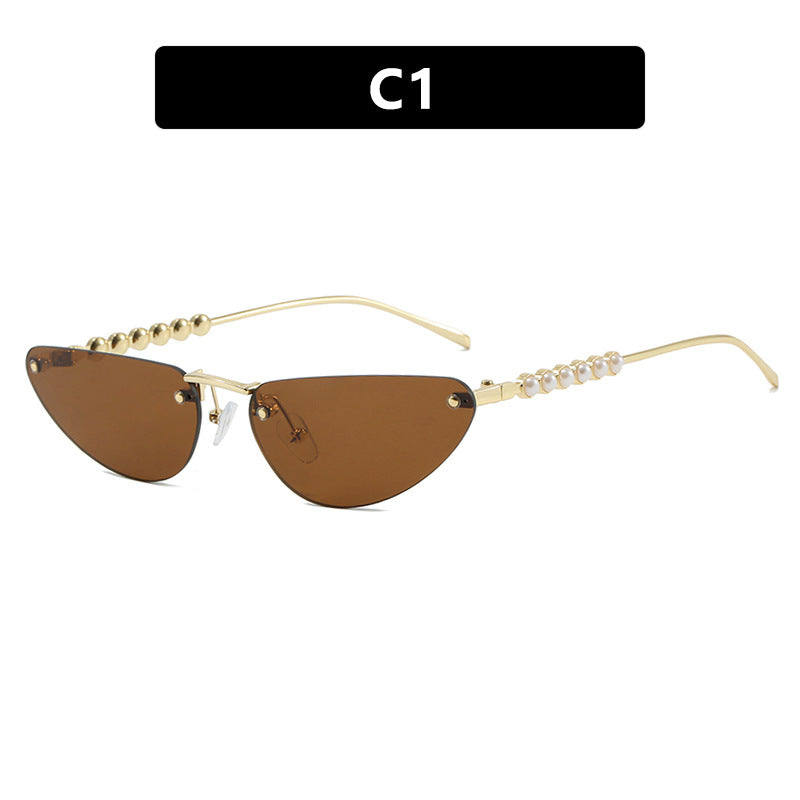 Women's Cat-Eye Sunglasses with Luxurious Details and Protective UV Filter Kalsten