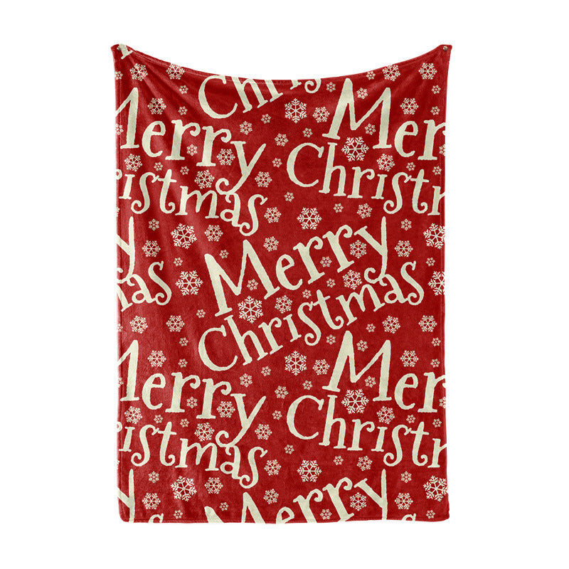 Women's Christmas blanket with festive tree and gift design Kalsten
