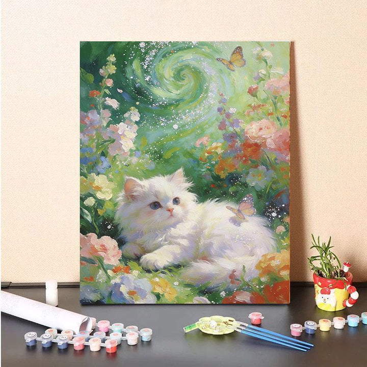 DIY Cat-Themed Painting Canvas Kit Kalsten
