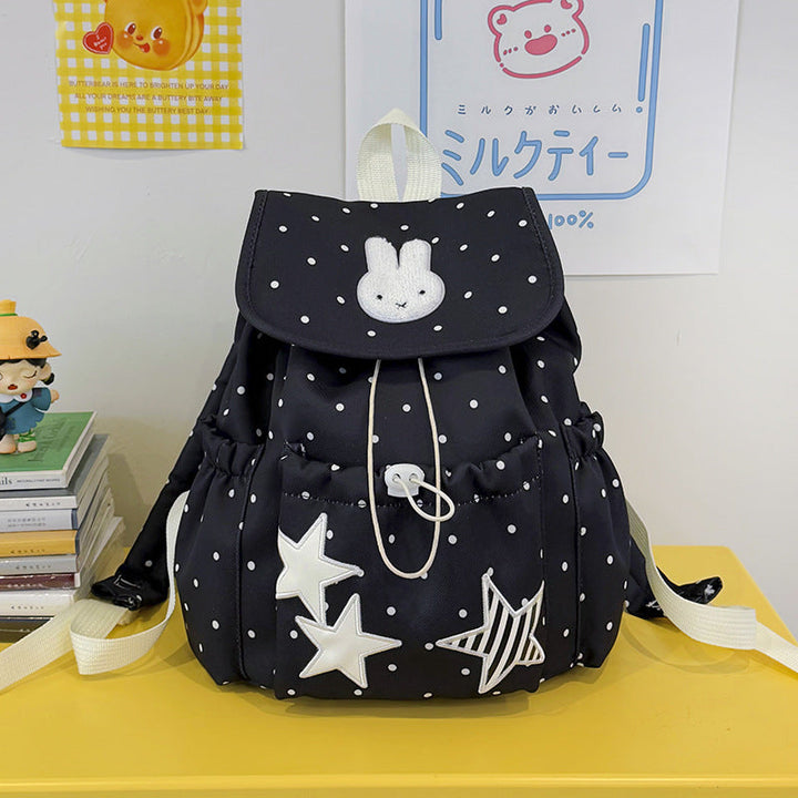 Cute Cartoon-Themed Drawstring School Backpack