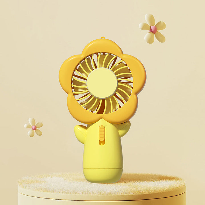 Women Wearable Mini Flower Fan Kalsten