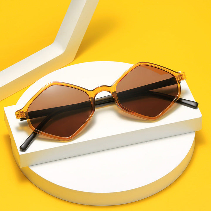Women's stylish geometric sunglasses with elegant frame Kalsten