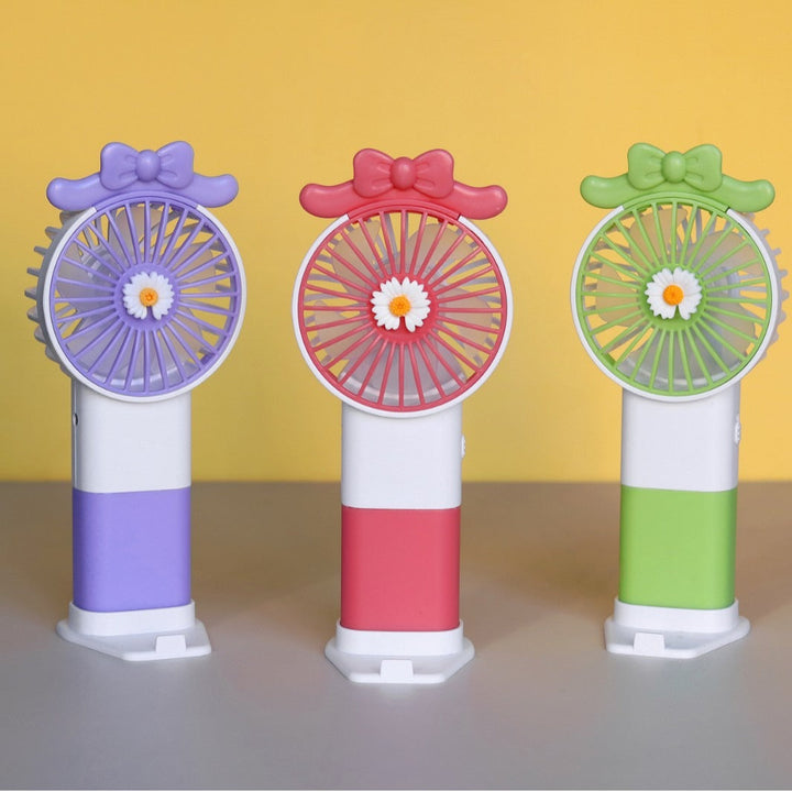 Unisex handheld fan with colorful design and adjustable tilt Kalsten