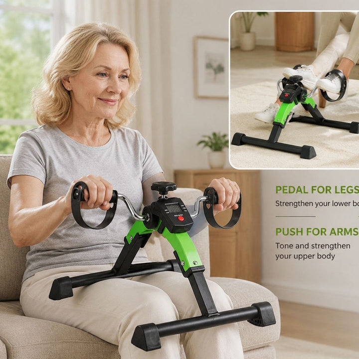 Compact Adjustable Mini Pedal Exerciser Kalsten