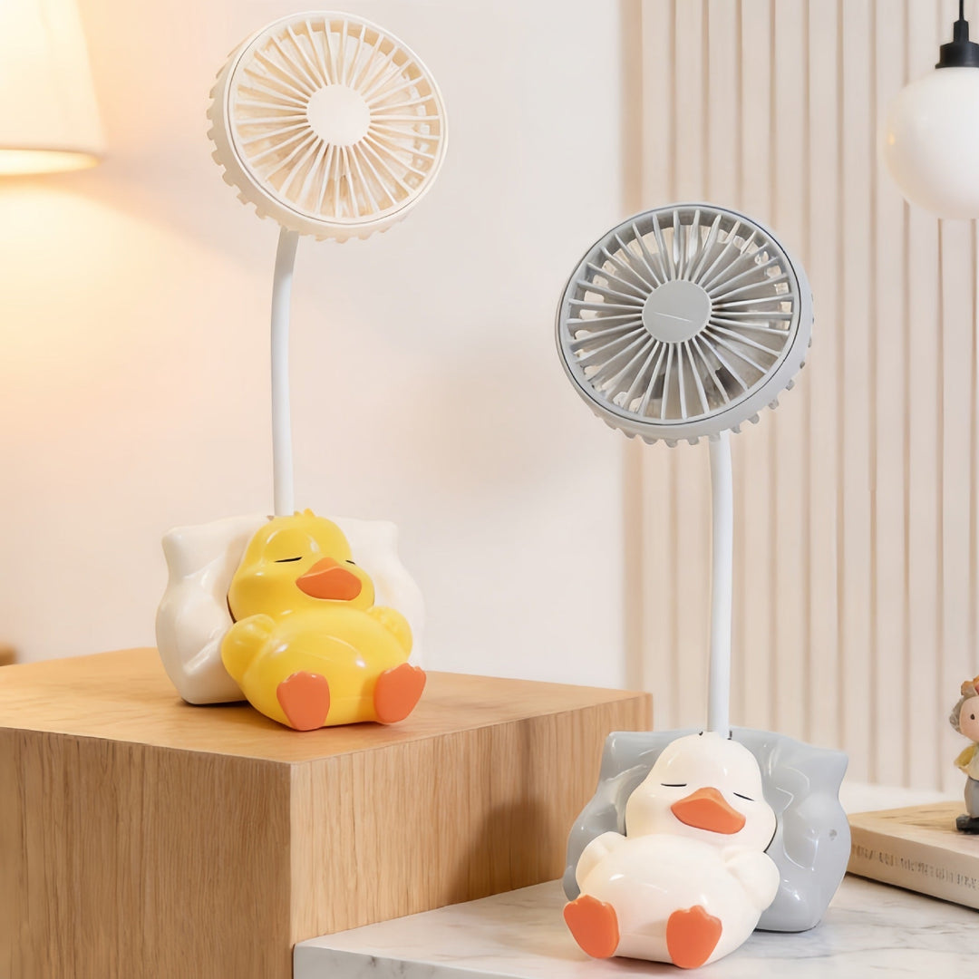 Ladies table fan in cute duck design Kalsten