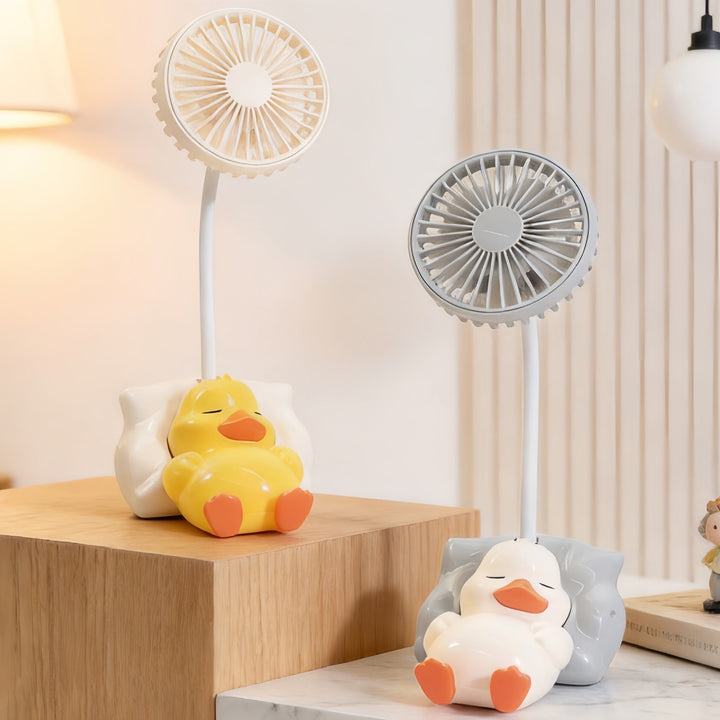 Ladies table fan in cute duck design Kalsten