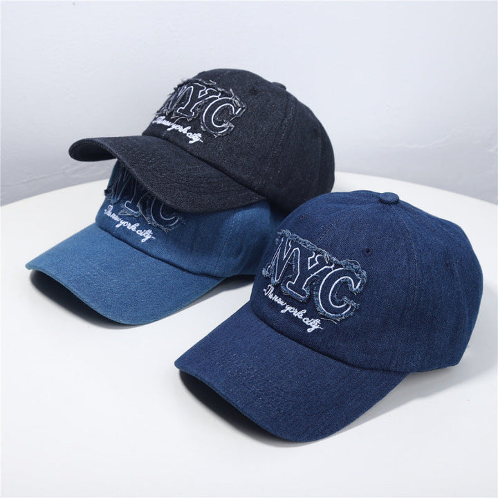 Women's Distressed Denim Baseball Cap Kalsten 1784084140