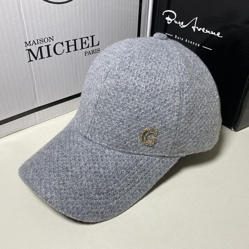 Women's Elegant Wool Blend Baseball Cap Kalsten