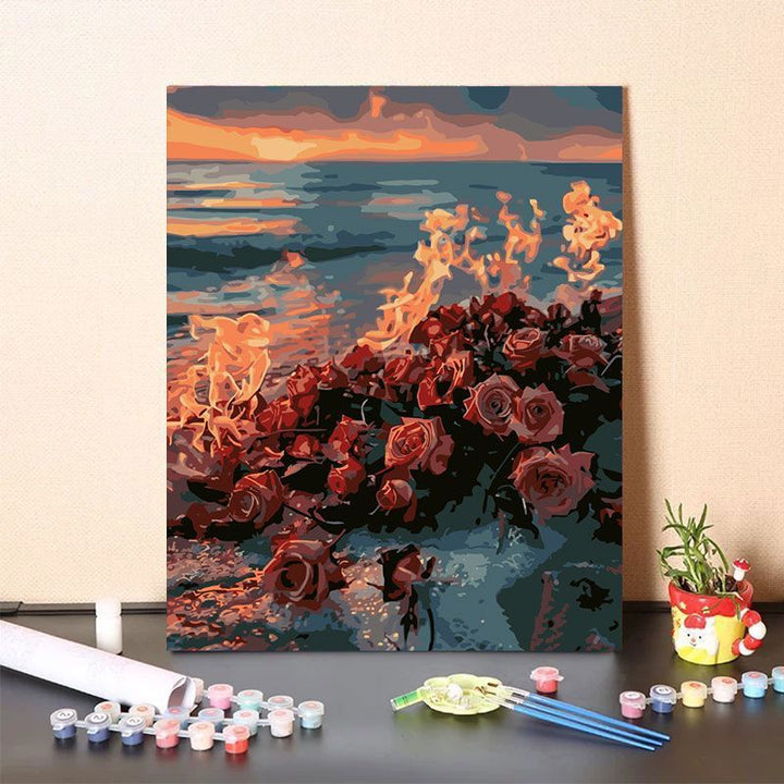 DIY Paint-by-Number Art Kit Kalsten