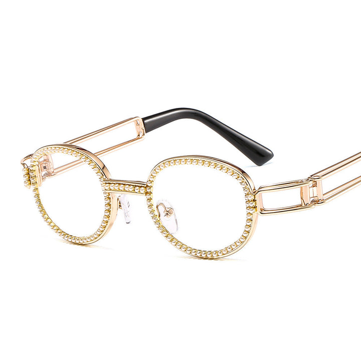 Women's feminine designer sunglasses with extravagant frame Kalsten
