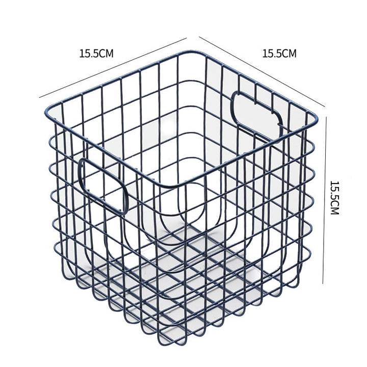 Unisex Wire Storage Basket with Ergonomic Handles Kalsten