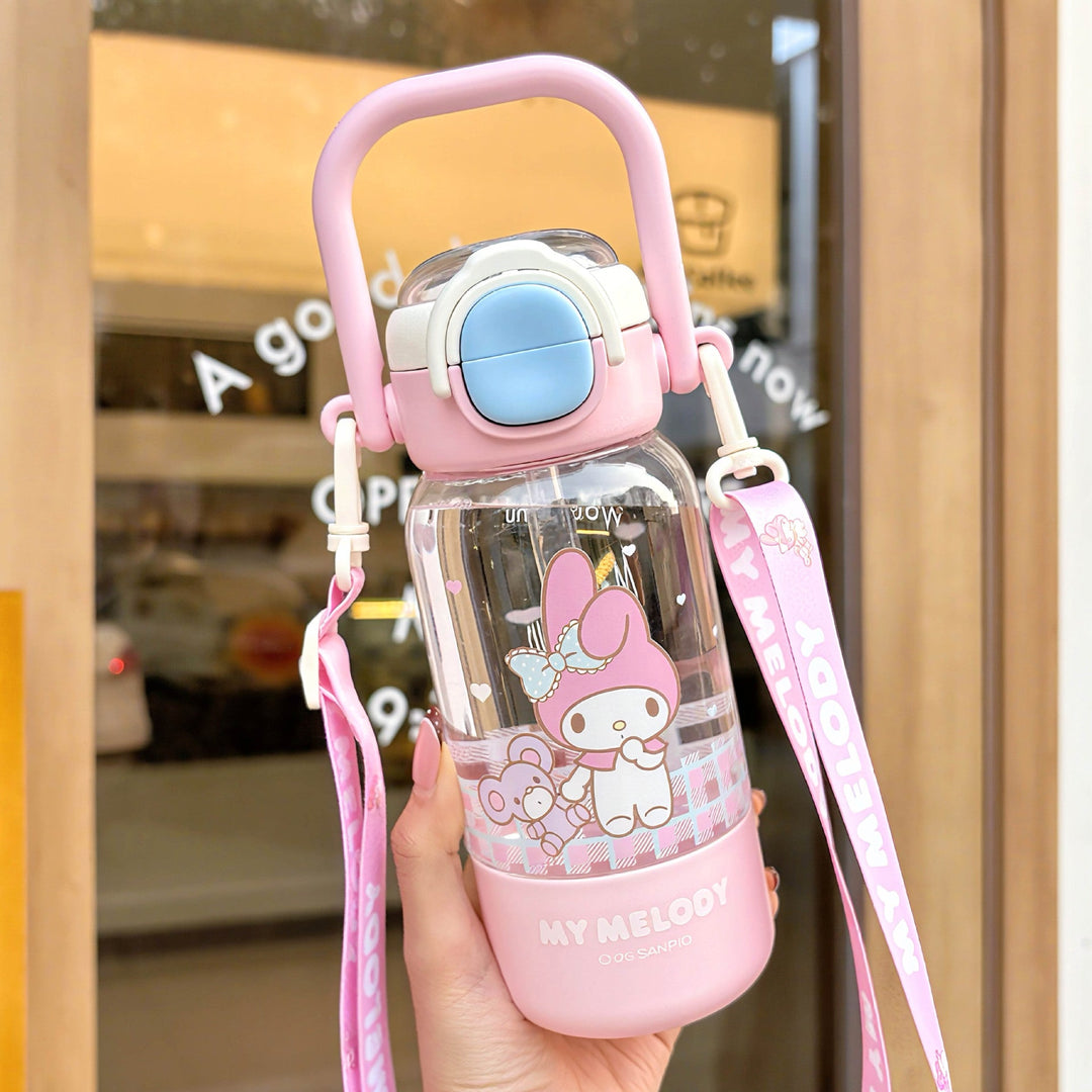 Women’s water bottle with cute animal design and sturdy carrying handle Kalsten