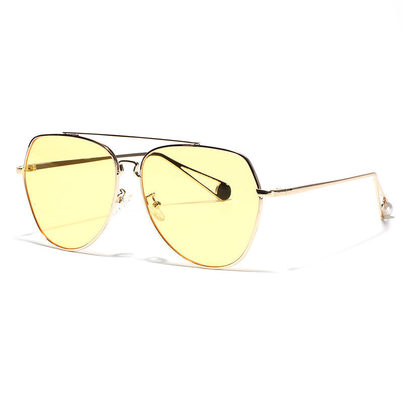 Women's aviator sunglasses with polarized lenses and elegant metal frame Kalsten