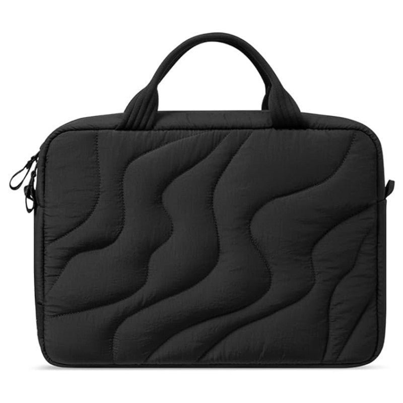 Padded Laptop Bag with Elegant Wave Profile Kalsten