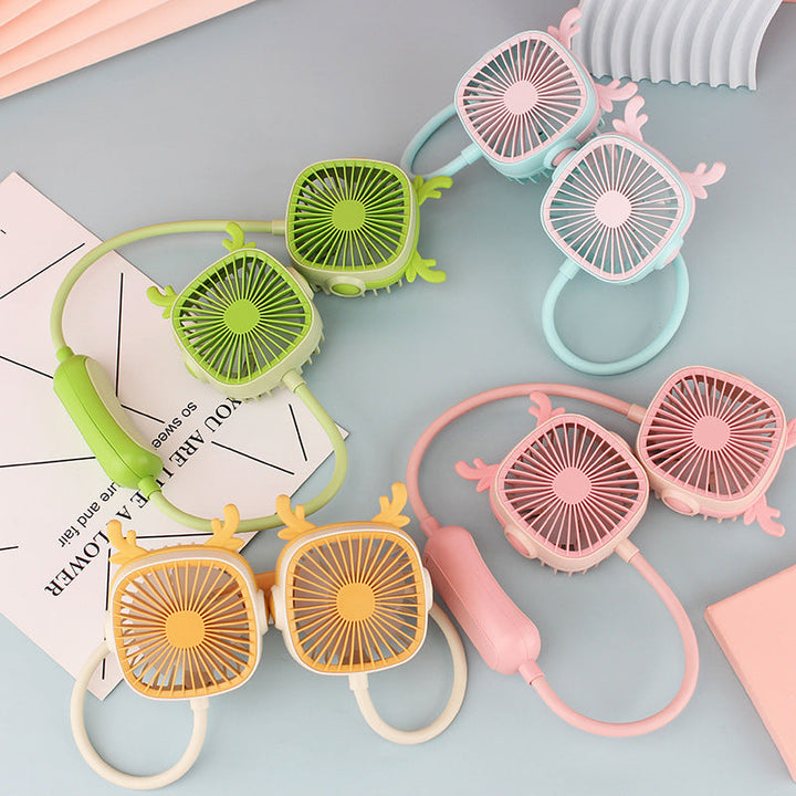 Women Portable Dual-Fan with Custom Design Kalsten