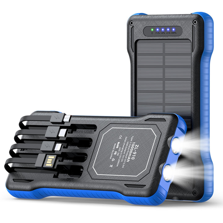 Solar Powerbank with Integrated LED Light Kalsten