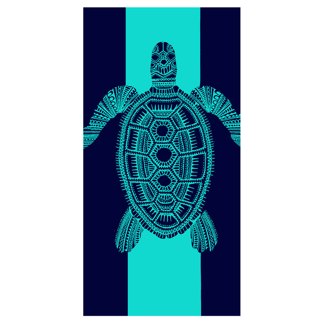 Oversized Microfiber Beach Towel With Retro Daisy Pattern And Quick-Dry Lightweight Weave