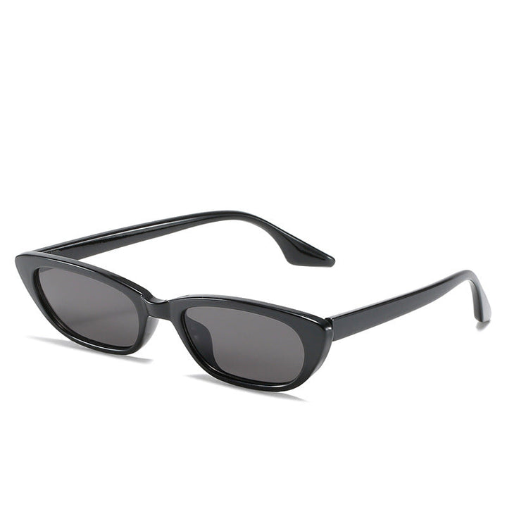 Women's modern sunglasses in trendy cat-eye style with transparent frame Kalsten