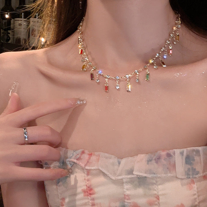 Colorful Charm Statement Necklace Kalsten