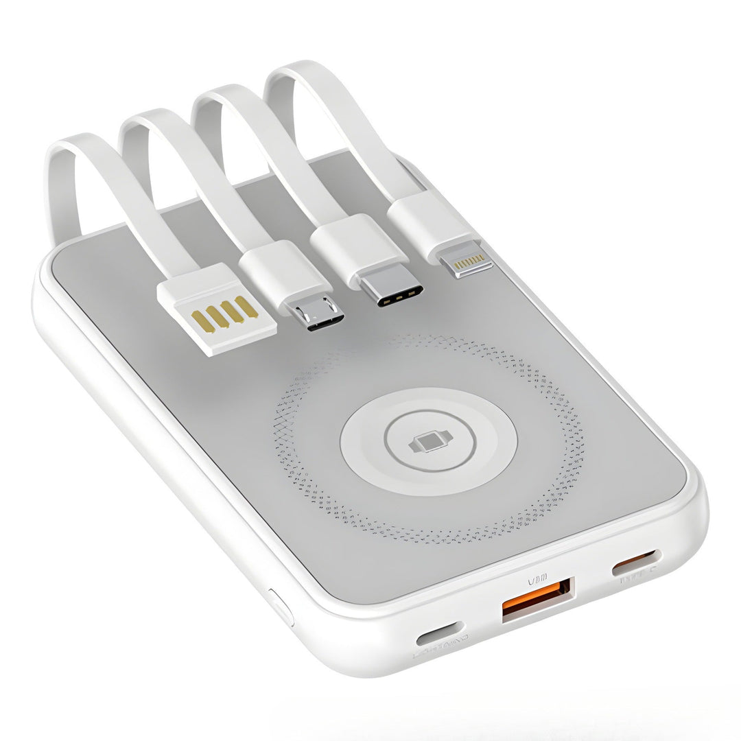Portable power bank with wireless charging function and integrated smart technology Kalsten