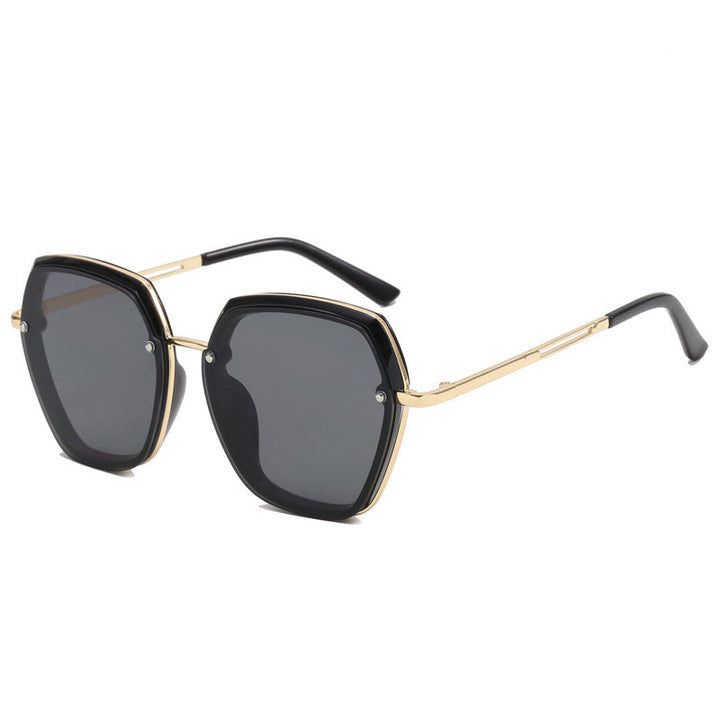 Women's fashionable sunglasses in trendy hexagon design Kalsten