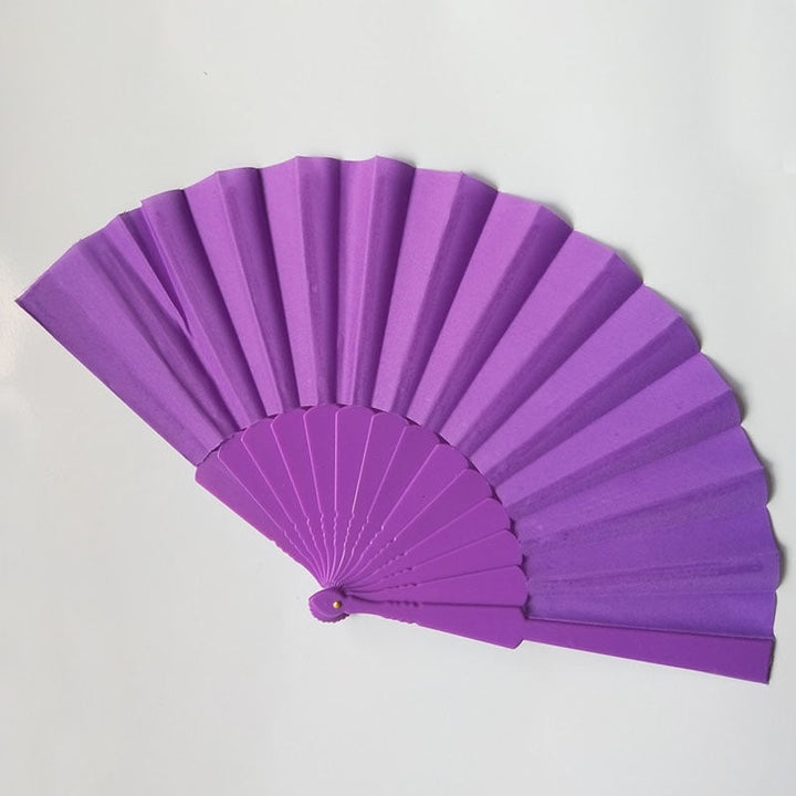 Ladies elegant hand fan made of high-quality paper and natural materials Kalsten
