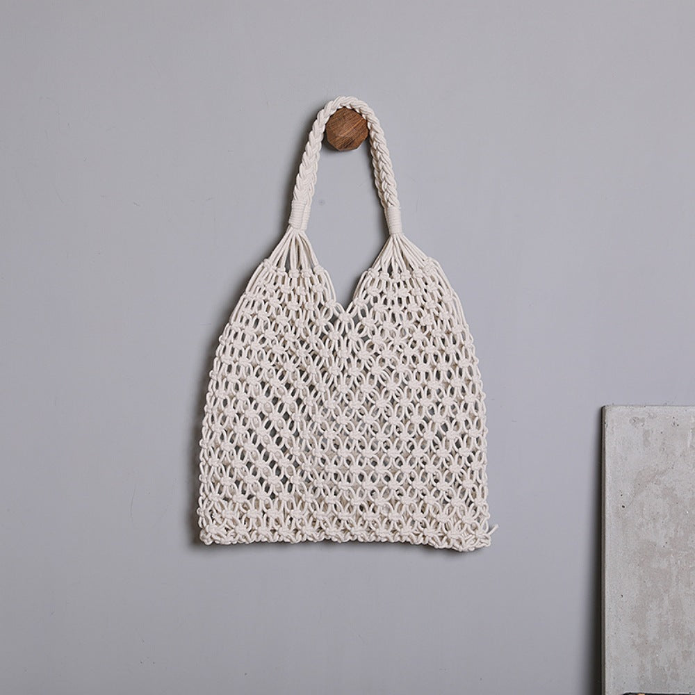 Handcrafted net shopping bag Kalsten