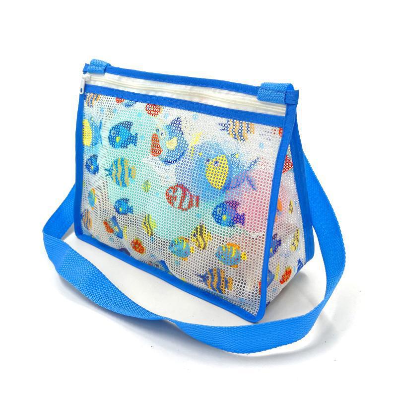Mesh Beach Bag with Practical Zipper Kalsten