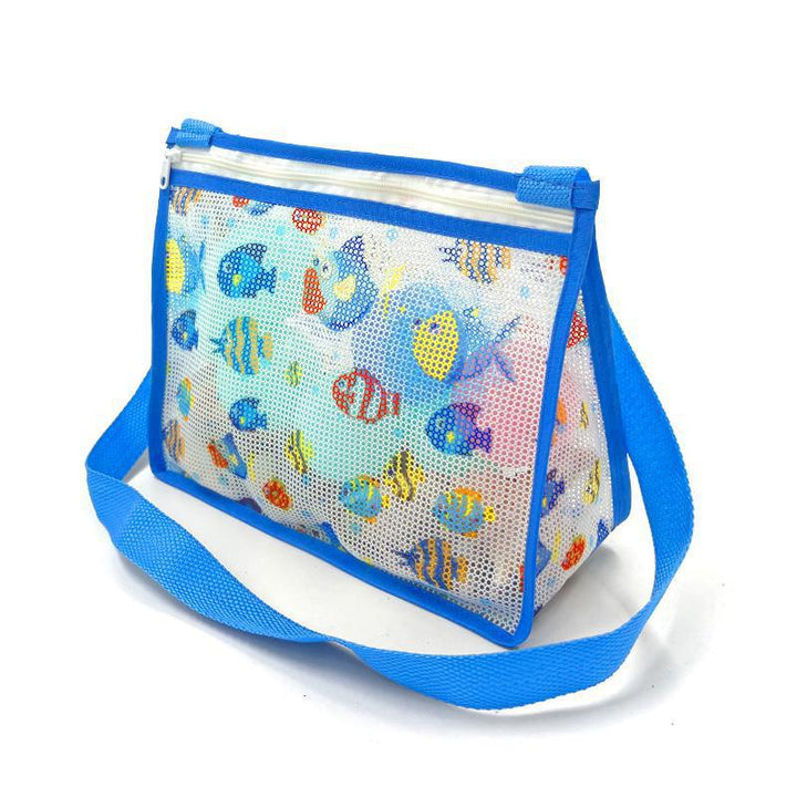 Mesh Beach Bag with Practical Zipper Kalsten