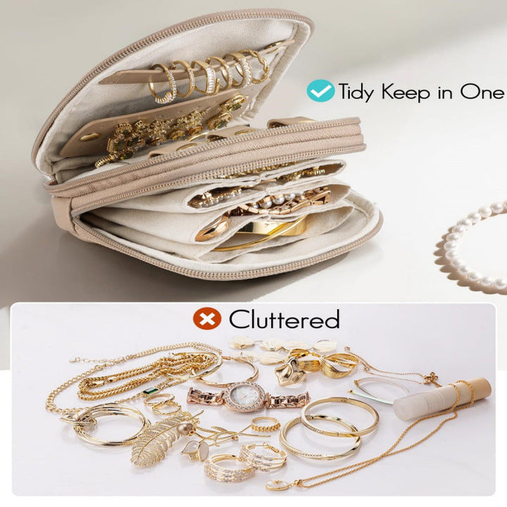 Elegant jewelry organizer with multiple compartments Kalsten