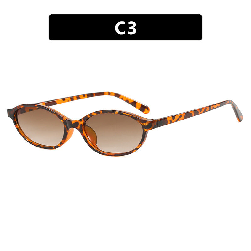 Women's fashionable sunglasses with elegant oval frame and UV protection Kalsten