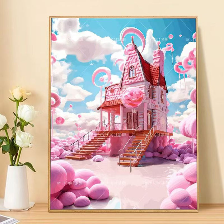 Whimsical Fantasy Landscape Art Canvas Kalsten