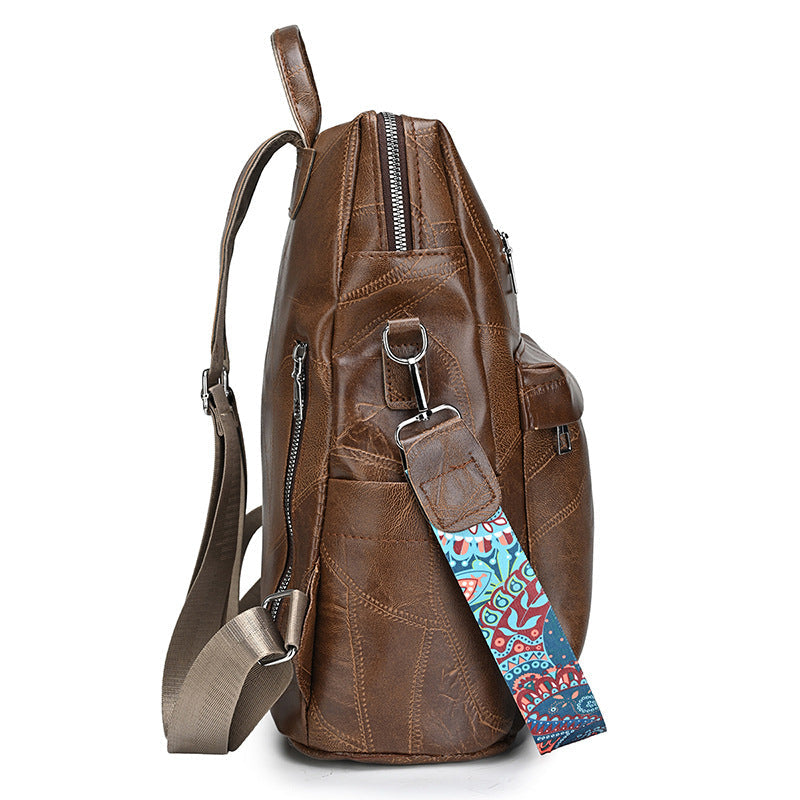 Stylish Leather Backpack Kalsten