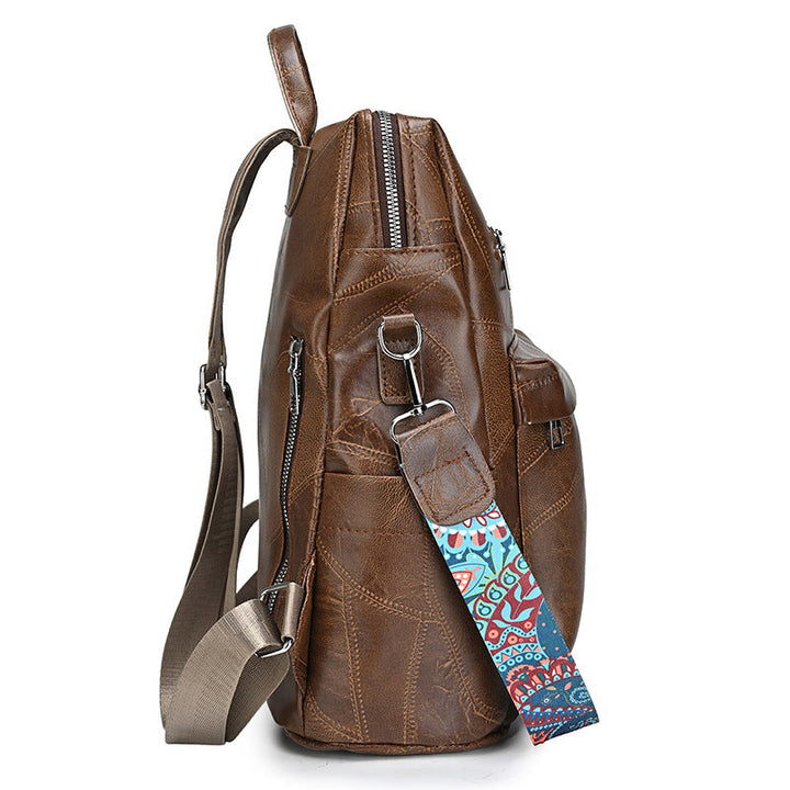 Stylish Leather Backpack Kalsten