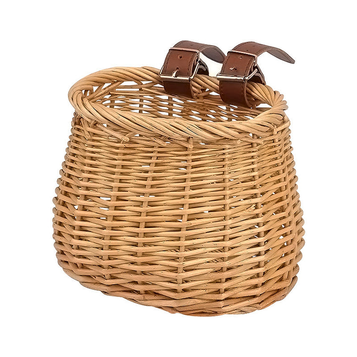 Women's Handmade Bicycle Basket with Leather Handles Kalsten