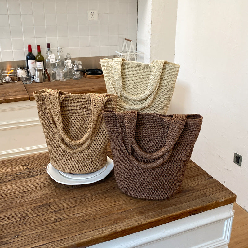 Handmade straw bag Kalsten