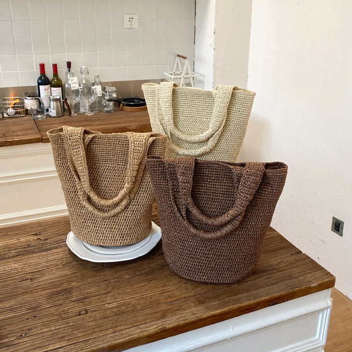 Handmade straw bag Kalsten