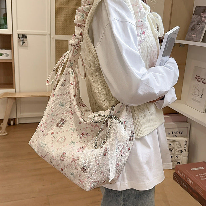 Playful Character-Themed Hobo Bag Kalsten