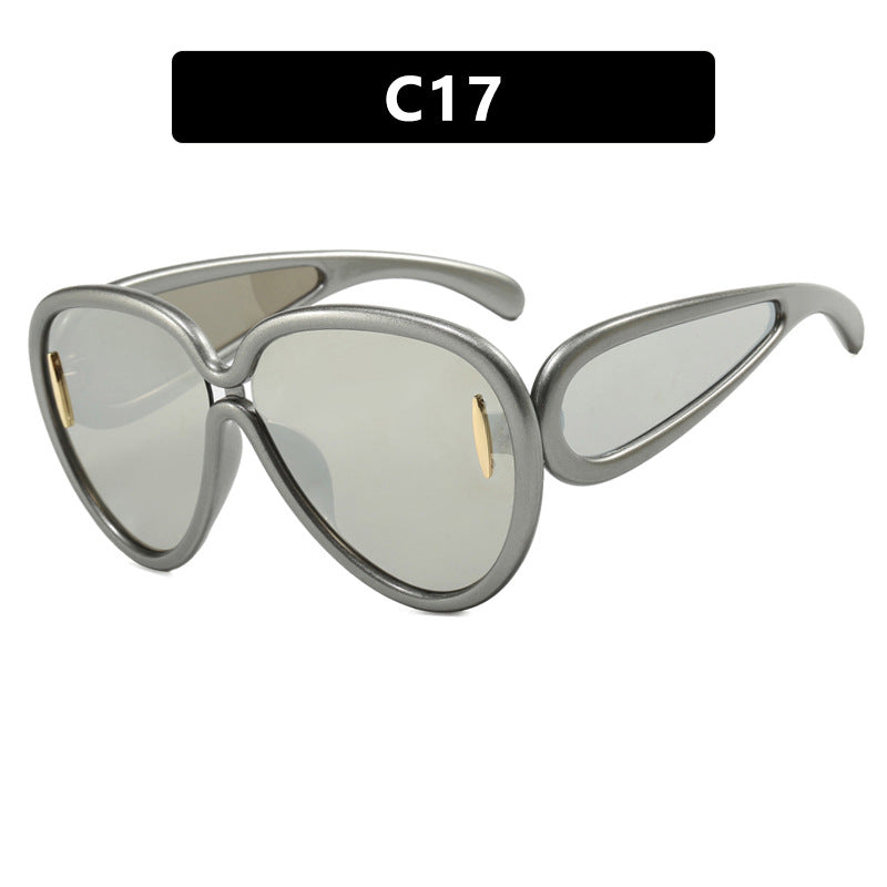 Women extravagant sunglasses in creative design Kalsten