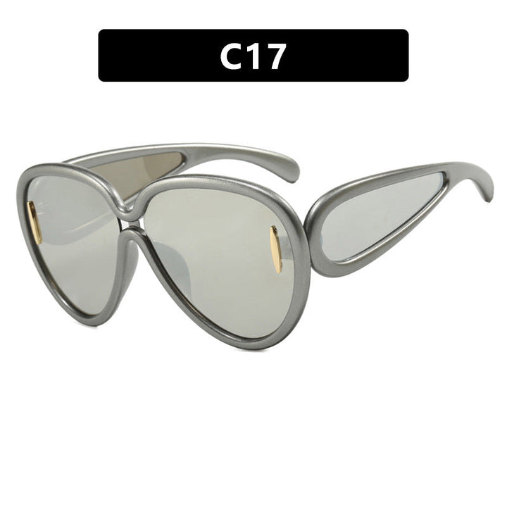 Women extravagant sunglasses in creative design Kalsten