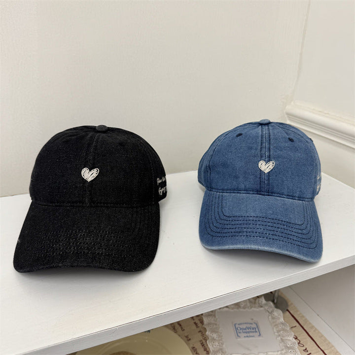 Women's Casual Embroidered Denim Baseball Cap Kalsten