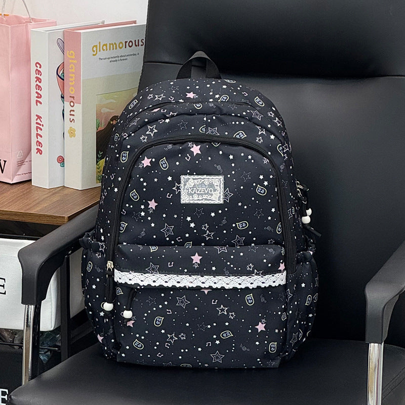 Cartoon-Themed Multi-Pocket Backpack Kalsten