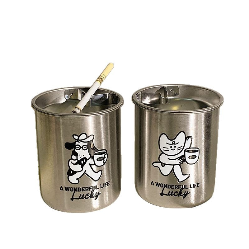 Stainless Steel Ashtray with Charming Design Kalsten