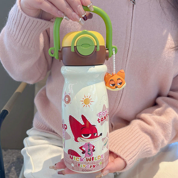 Women's insulated bottle with innovative animal design and practical integrated carrying handle Kalsten