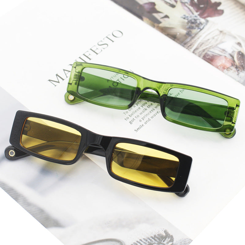 Women's fashion rectangular sunglasses with textured frame Kalsten