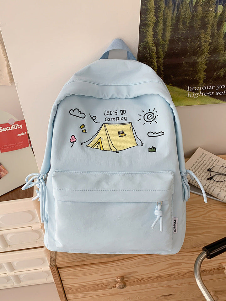 Camping-Themed Casual Backpack Kalsten